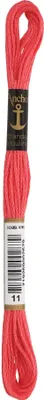 Produktbild von Anchor Sticktwist 4635000-00011 lachsrot Stickgarn, 100 % Baumwolle