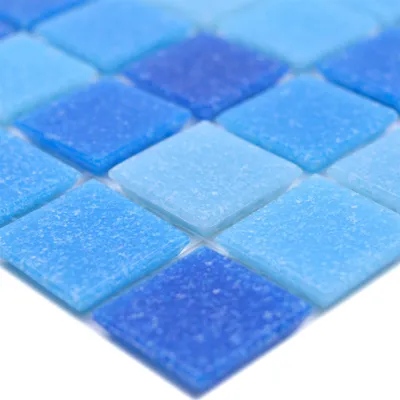 Produktbild von Schwimmbad Pool Mosaik North Sea Blau Mix