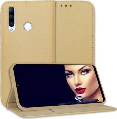 Immagine prodotto di Custodia protettiva Bookstyle per Huawei P30 Lite (MAR-LX1M/LX2J / 6.15'') - Oro