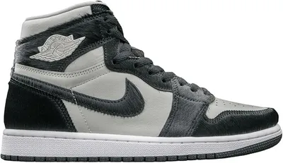 Produktbild von Nike Air Jordan 1 Retro High OG Twist 2.0 Medium Grey Black White Sneaker - EU 44,5