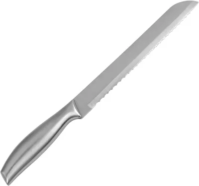 Produktbild von Brotschneidemesser 30 cm, Edelstahl, Wellenschliff, für Küche