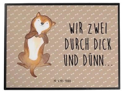 Produktbild von Mr. & Mrs. Panda tischpad Hund Streicheln - Hundeglück - Geschenk, Sprüche, Kraulen, schreibtischunterlagen, Schreibunterlage, schreibtischunterlage, Zeichenunterlage