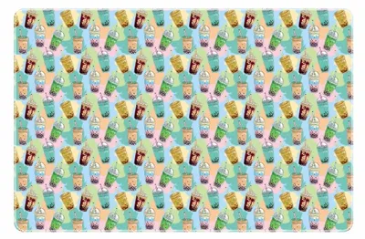 Produktbild von Schreibtischunterlage mit Bubble-Tea-Motiv, 58 x 38 cm