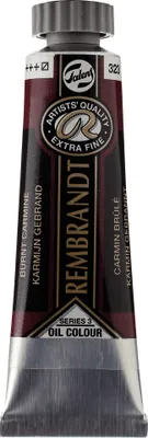 Image de Rembrandt peinture à l'huile tube 15 ml carmin brûlé 323