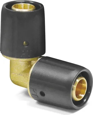 Obrázok produktu pre Sanpro násuvné koleno 90° - ohyb pre viacvrstvové potrubie - DVGW, veľkosť 20x2
