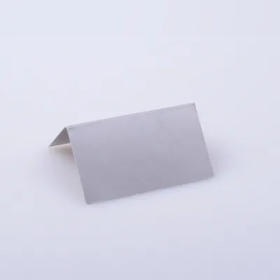 Tischkarten Silber 65x38 mm, 12 Stück