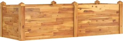 Immagine prodotto di Letto rialzato 160x60x44 cm in legno massiccio di acacia
