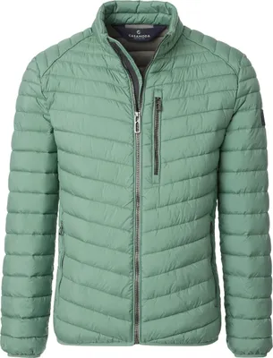 Produktbild von CASAMODA Herren Outdoor-Steppjacke Stehkragen Zipper Grün L