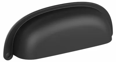 Imagen del producto de Manija para muebles de zamak. Distancia entre agujeros: 96 mm. Acabado:  mate