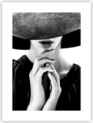 Produktbild von Poster - Poster ohne Rahmen - Frau Hände Hut - 30x40 cm - Wand Bild - Wanddeko - Wandbilder - Kunstposter - Wandposter - Bilder - Kunstdruck - Wanddekoration - Wandbild - P2XPA30x40-5128