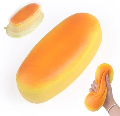 Productafbeelding van Brood en kaasbrood jumbo squishy langzaam stijgende - Voedsel Squeeze