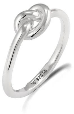 Produktbild von Ring für Herren aus 925er Sterlingsilber mit Knotenmuster