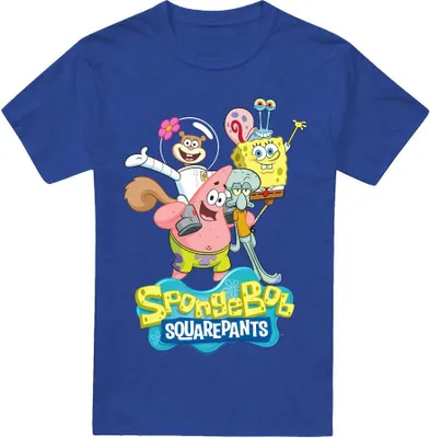 Obrázek produktu pro SpongeBob SquarePants - Tričko pro muže/dámy Uni TV18379 (3XL) (Královská modrá)