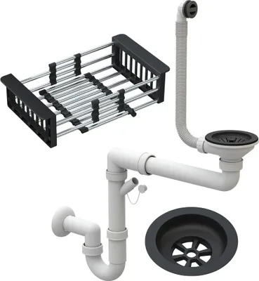 Produktbild von Teleskopkorb Schwarzer Siphon Manu 1Kom