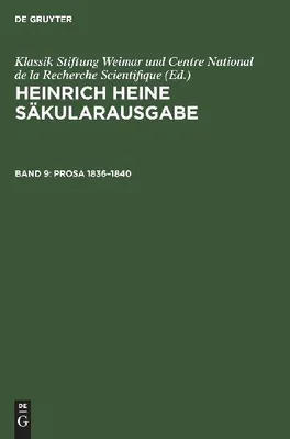 Produktbild von Prosa 1836-1840