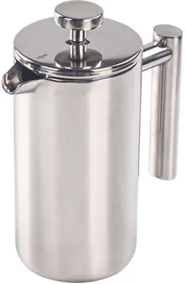 Produktbild von Kaffee-Druckgerät, 1,5 Liter, Edelstahl, doppelwandig isoliert, Silber, 1500 ml