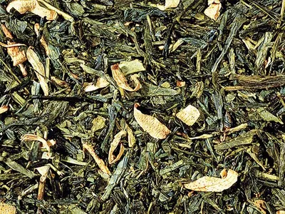 Produktbild von Grüntee Sencha k.b.A Orange aromatisiert DE-ÖKO-006