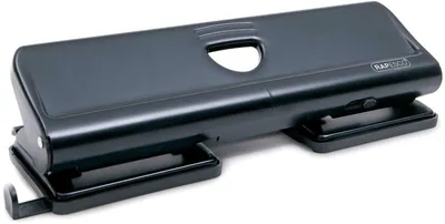 Produktbild von Locher 720 4-fach 20 Blatt Schwarz Packung mit 6 Stück