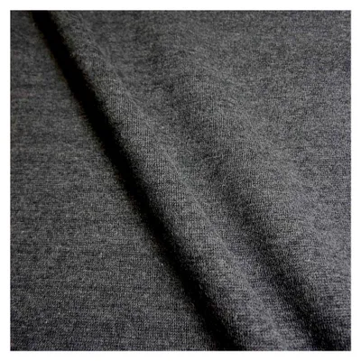 Produktbild von Bündchenstoff Meterware Schlauchware Jersey anthrazit grau 35 cm breit Bezugsstoff für Wohnwagen