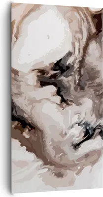 Produktbild von Bild auf Leinwand - Leinwandbild - Abstraktion modern - 65x120cm - Wand Bild - Wanddeko - Leinwanddruck - Bilder - Kunstdruck - Wanddekoration - Leinwand bilder - Wandkunst - PA65x120-4072
