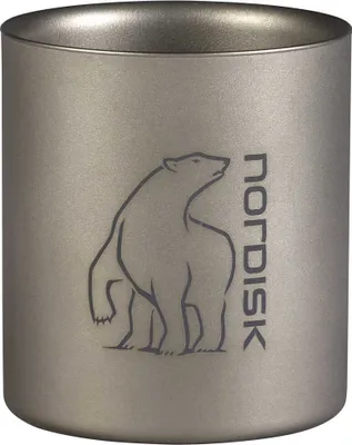 Produktbild von Nordisk Titan Becher Mit Doppelwand 220ml Grau Grau One Size