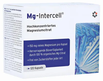 Produktbild von Mg-Intercell® Magnesiumcitrat (120 Kapseln) Intercell Pharma