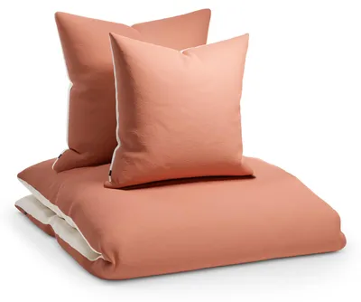 Produktbild von sleepwise Bettwäsche 240x220 Sommer Bettwäsche 3tlg- , Traumhaft Weich, Atmungsaktiv, Bügelfrei & Knitterfrei - Bettbezug Set aus gebürsteter Mikrofaser mit 65x65cm Kissenbezüge, Terracotta