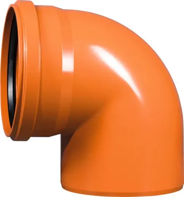 Obrázok produktu pre Ostendorf KG kanalizačné potrubie, ohyb DN 400 mm, 87°, s nasadzovacím prírubovým spojom a tesnením s okrajom