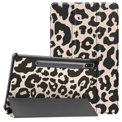 Produktbild von imoshion Design Trifold Klaphülle Samsung Galaxy Tab S9 11.0 Zoll / Tab S10 FE / S9 FE 10.9 Zoll - Leopard