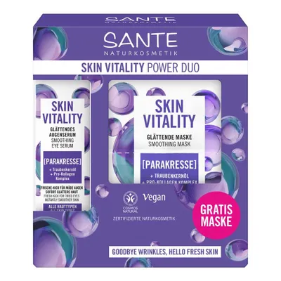 Produktbild von Skin Vitality Parakresse - Geschenkset Augenserum + Maske