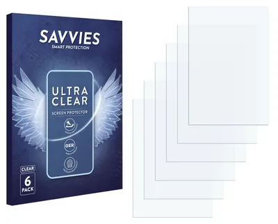 Produktbild von 6x Für Sony Ericsson P910i Schutzfolie Savvies Displayschutz Display Schutz Folie Klar Transparent