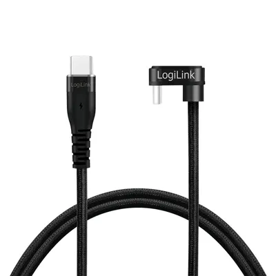 Produktbild von LogiLink USB 2.0 Kabel USB-C - USB-C Stecker 1,0 m schwarz