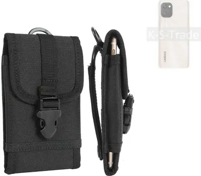 Produktbild von K-S-Trade Holster Handy Hülle kompatibel mit UMIDIGI Power 7 Holster Handytasche Gürtel Tasche Schutz Hülle Robust Outdoor schwarz