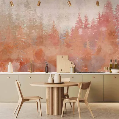 Produktbild von Vlies Fototapete - Forest at Sunset 250x175 cm Blätter b-A-0876-a-a