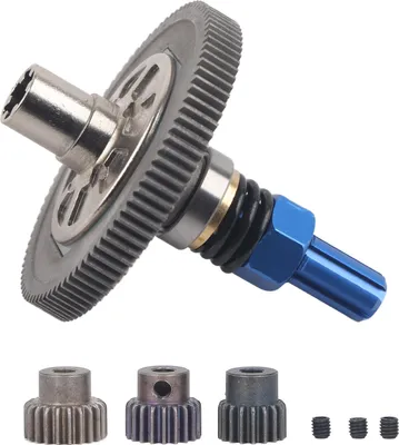 Produktbild von Metallgetriebe Set geeignet für arrma senton 1/10 Granit RC -Auto Differentialspiegel dunkelblau