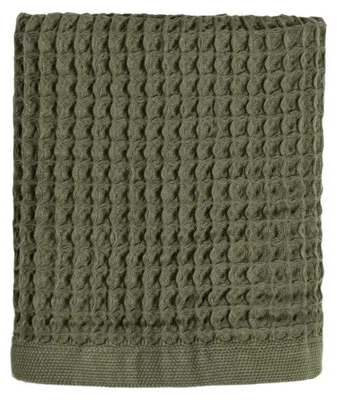 Obrázok produktu pre Rýchloschnúci uterák HOMLA VAFFEL, olivovo zelený, 50 x 90 cm