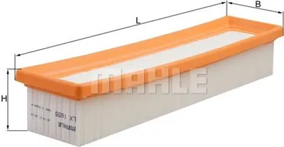 Produktbild von Luftfilter KNECHT LX 1655 für RENAULT Clio III Schrägheck (BR0/1, CR0/1) Filtereinsatz