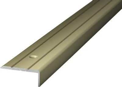 Produktbild von Prinz Winkelprofil Alu Edelstahl matt gelocht 24,5 x 10 x 1000 mm