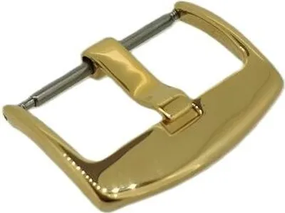 Produktbild von Minott | Breitdornschließe Edelstahl | gelbgoldfarben | glänzend , Anstoß:18 mm