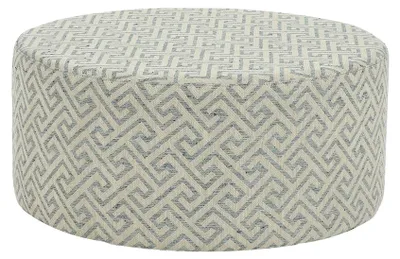 Immagine prodotto di Pomax Delilah, poggiapiedi, blu, diametro 80 cm, altezza 35 cm