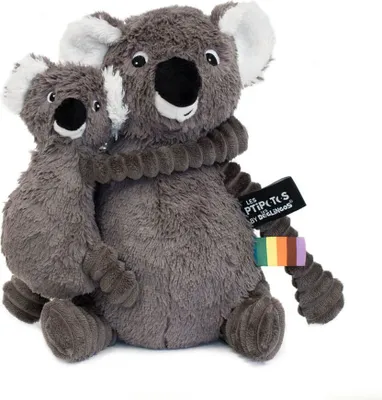 Produktbild von Les Degligos Grauer Koala Plüsch mit Baby