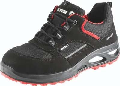 Produktbild von Elten Halbschuh schwarz/rot HANNAH XXTL low ESD, S3, EU-Schuhgröße: 38