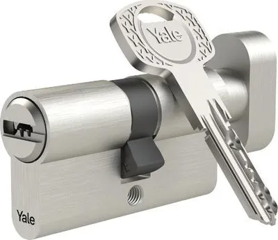 Produktbild von Yale Profilzylinder 1300 - Knaufzylinder, 30/30, 5 Schlüssel