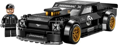 Produktbild von LEGO Speed Champions Ken Blocks 1965 Ford Mustang Hoonicorn V1 - Muscle Car Spielzeug - Modellbau mit Minifigur zum Sammeln - Kinderzimmer Deko - MINT Geschenk für Jungen ab 9 Jahren und Fans - 77262