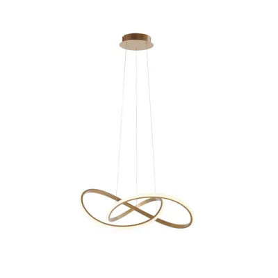 Produktbild von JUST LIGHT MARIA LED Pendelleuchte Warmweiss 25W Gold/Weiß 15402-60