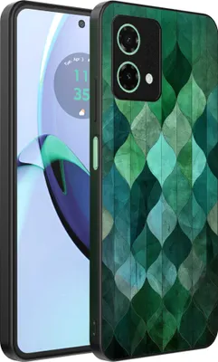 Obrázek produktu pro Vhodné pro Motorola Moto G84 Pouzdro s potiskem zelených listů - TPU zadní kryt Pouzdro s potiskem zelených listů - Green - Smartphonics