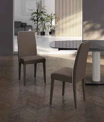 Image de Anita Chaise en éco-cuir beige 2 pcs