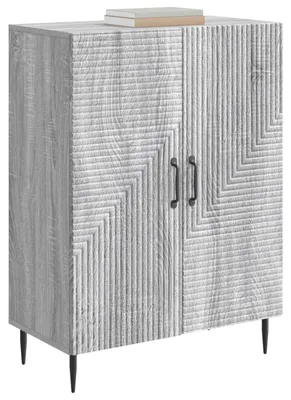 Obrázok produktu pre vidaXL Komoda Sonoma, sivá, 66 x 34,5 x 89,5 cm, drevotrieska