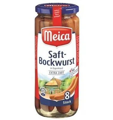 Obrázok produktu pre Meica Saft-Bockwurst 8ST extra jemný 540g