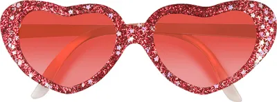 Produktbild von Boland 635011, Karnevalskostüm-Brille, Erwachsener, Weiblich, Polycarbonat (PC), Acryl, Rot, 34 g